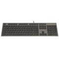Miniatyrbild 6 av 7: Tangentbord A4 Tech KV-300H QWERTY Svart Grå Svartvit Svart/Grå