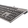 Miniatyrbild 1 av 7: Tangentbord A4 Tech KV-300H QWERTY Svart Grå Svartvit Svart/Grå