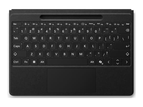 Microsoft Surface Pro Flex Keyboard - Tastatur - med akselerometer, styrepute, lagrings- og ladebakke for Surface Slim Pen 2 - trådløs - Bluetooth LE