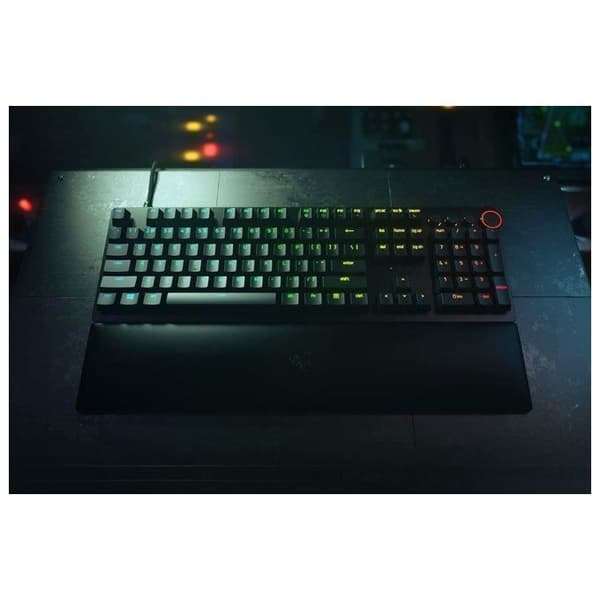 Gamingtangentbord - Razer - Huntsman V2 - Lila switchar - Chroma RGB Bakgrundsbelyst - Kabelansluten