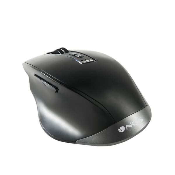 NGS SPELL KIT - Kit för trådlöst tangentbord och mus, 800/1600/2400 dpi, Bluetooth 4.0 eller USB, Multi-Devices, Fransk QWERTY, Svart