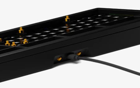 Glorious Gaming GMMK 3 100% Barebones, Fullstor (100 %), Kabel, USB, RGB LED, Svart