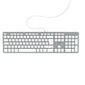 Miniatyrbild 1 av 4: Tangentbord - MOBILITY LAB - ML311142 - QWERTZ - Trådbunden - Vit och silver