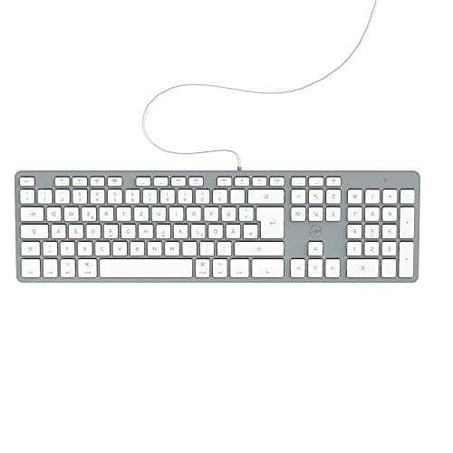Tangentbord - MOBILITY LAB - ML311142 - QWERTZ - Trådbunden - Vit och silver