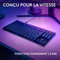 Miniatyrbild 3 av 6: Speltangentbord - trådbundet - Logitech G - G515 TKL - Mekaniskt - RGB - AZERTY - Svart