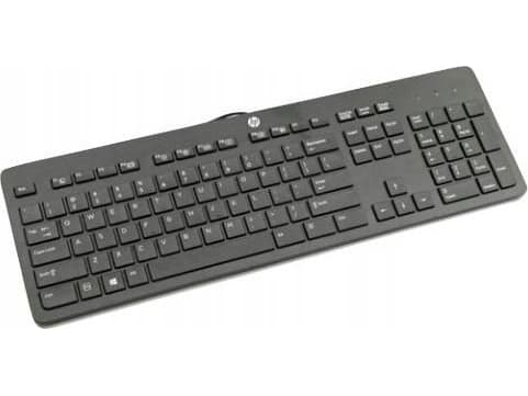 HP 803181-071, Fullstor (100 %), Kabel, USB, Mekaniska tangentbrytare, QWERTY, Svart Svart