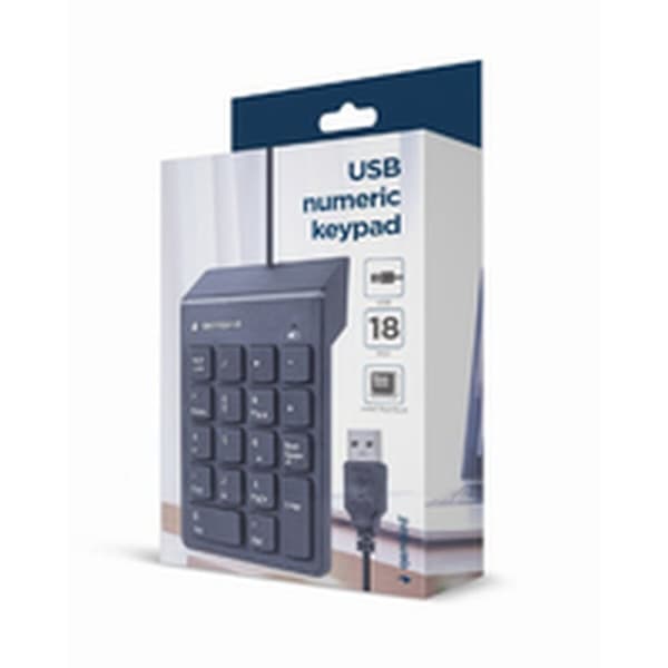 Numeriskt tangentbord GEMBIRD KPD-U-03 Svart