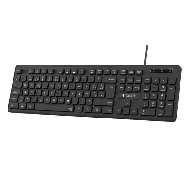 Numeronäppäimistö Subblim SUBKBC-0SSK50 Musta Espanjalainen Qwerty QWERTY musta
