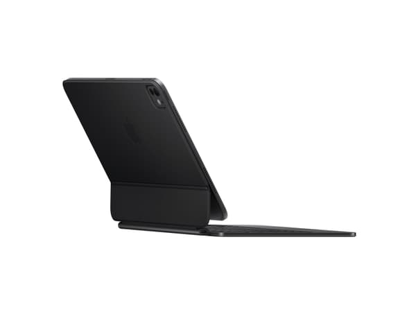 Apple Magic Keyboard - Tangentbord och foliefodral - med pekdyna - bakgrundsbelyst - Apple Smart connector - QWERTY - spansk - svart