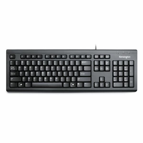 Tangentbord Kensington 1500109ES Svart spanska QWERTY Svart