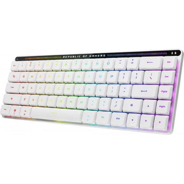 Asus ROG Falchion RX Low Profile -trådlöst gamingtangentbord Vit