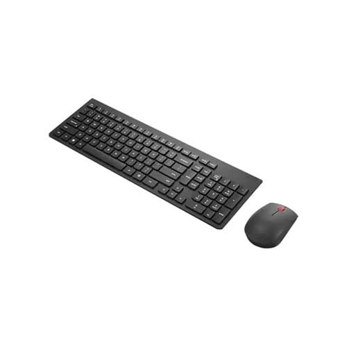 Lenovo Essential Wireless Combo Gen 2 - sats med tangentbord och mus - Nordisk - svart Inmatningsenhet Svart