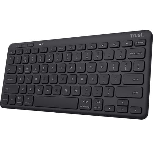 Lyra Kompakt trådlöst tangentbord Nordisk layout Svart