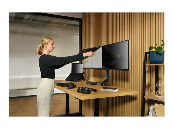 Kensington Pro Fit Ergo KB675 EQ - Tastatur - ladbar - TKL - trådløs - 2.4 GHz, Bluetooth - svart