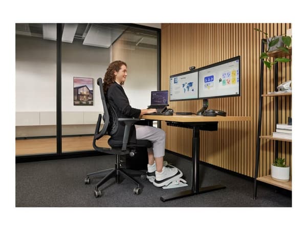 Kensington Pro Fit Ergo KB675 EQ - Tastatur - ladbar - TKL - trådløs - 2.4 GHz, Bluetooth - svart