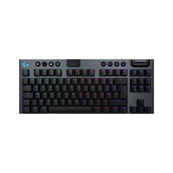 Speltangentbord - trådlöst - Logitech G - G915 TKL X - Clicky switch - AZERTY - Svart Svart