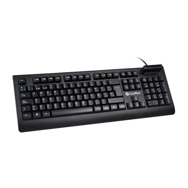 Tastatur CoolBox COO-TEC04DNI Sort Spansk qwerty