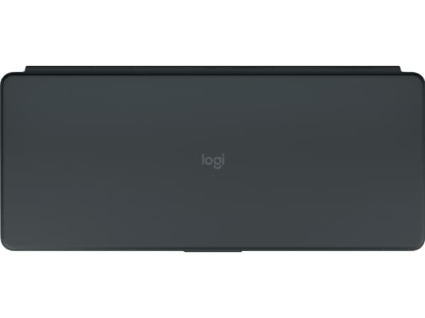 Logitech Keys-To-Go 2 for iPad - Tastatur - innebygd deksel - trådløs - Bluetooth LE - QWERTY - US International - grafitt