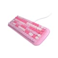 Miniatyrbilde 1 av 3: Mofii Candy M mekanisk tastatur med bakgrunnsbelysning og 84 taster - Rosa