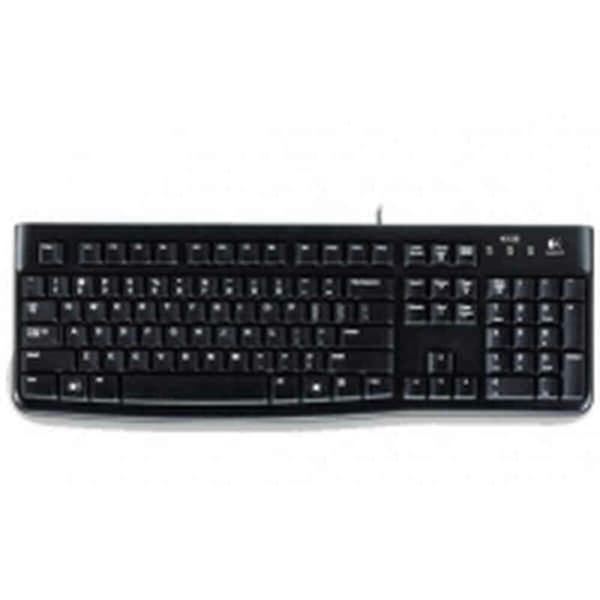 Spansk qwerty Logitech 920-002499 USB Sort Spansk Sort