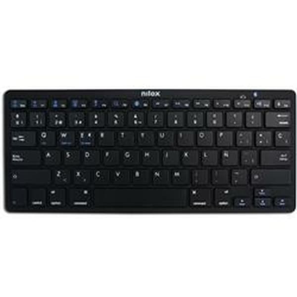Trådlöst Tangentbord Nilox NXKB01B Qwerty Spanska Svart