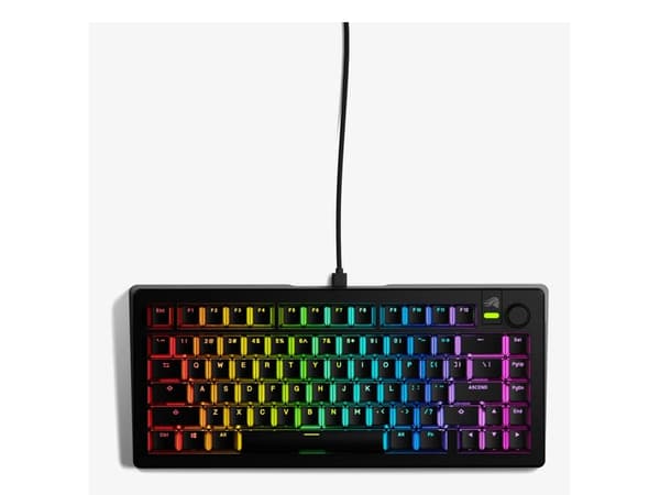 Glorious PC Gaming Race GMMK 3 Prebuilt, Kabel, USB, Mekaniska tangentbrytare, QWERTY, RGB LED, Svart Svart