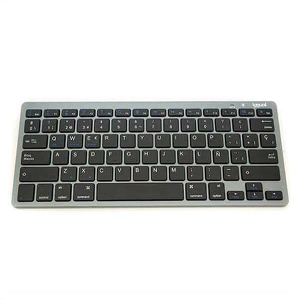 Trådløst tastatur iggual IGG31691 Sort, Grå