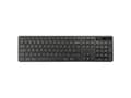 Miniatyrbild 2 av 5: Targus EcoSmart - Tangentbord - full size - antimikrobiell - trådlös - Bluetooth 5.0, 2.4 GHz - QWERTY - Nordisk - svart