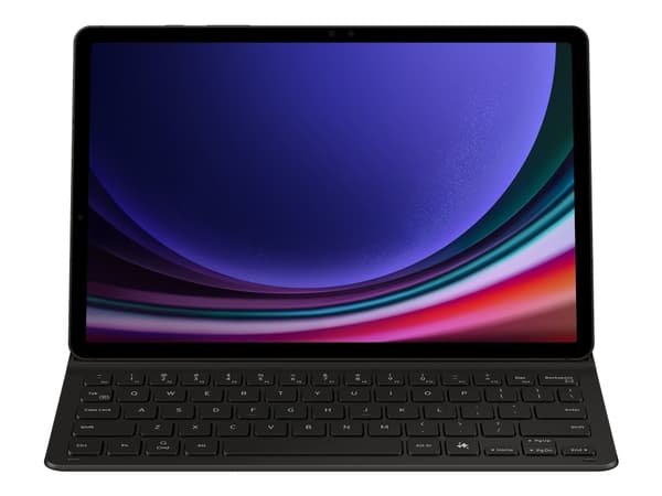 Samsung EF-DX720, QWERTY, englanti, kosketuslevy, Samsung, Galaxy Tab S9, Galaxy Tab S9 FE, musta