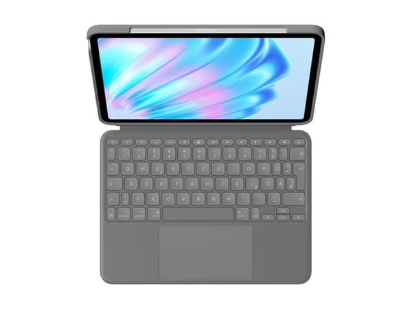 Logitech Combo Touch, QWERTY, US International, Trackpad, 1.9 cm, 1 mm, Apple