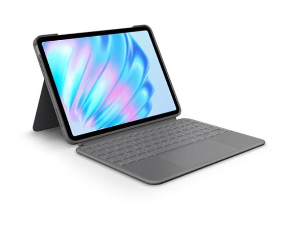 Logitech Combo Touch, QWERTY, US International, Trackpad, 1.9 cm, 1 mm, Apple