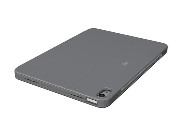 Logitech Combo Touch - Tastatur og folioveske - med styrepute - bakgrunnsbelyst - Apple Smart connector - QWERTY - Nordisk (dansk/finsk/norsk/svensk)