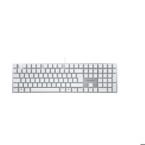 Cherry datortangentbord - G80-3950LHBDE-1 Silver, Vit