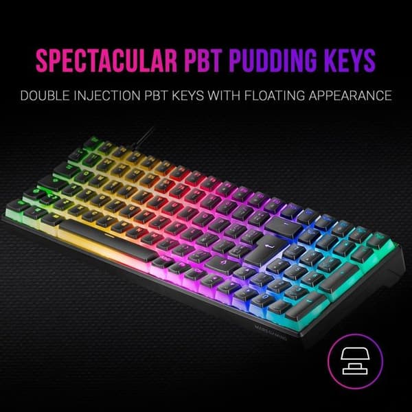 Mekaniskt tangentbord - Mars Gaming - MKULTRA - Kompakt 96% - Outemu SQ Red Switch - RGB Full Chroma