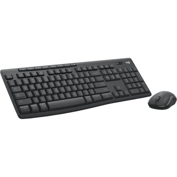 Tangentbord och Mus Logitech MK370 Grå Grafit Qwerty Spanska grafit