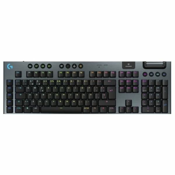 Tastatur og Mus Logitech 920-012677 Svart Spansk Qwerty QWERTY Sort