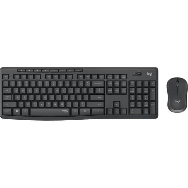 Logitech MK295 Silent Wireless Tangentbord och Mus - Grafit - ESP - MEDITER grafit