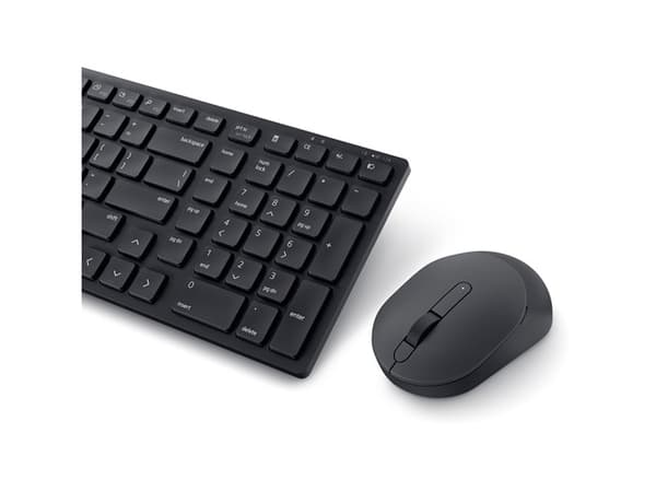 Dell Pro Compact Silent Keyboard and Mouse - KM555 - Sats med tangentbord och mus - trådlös