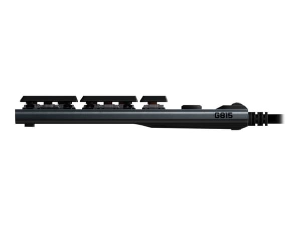 Logitech G G815 - Tastatur - bakgrunnsbelyst - USB - QWERTY - Nordisk (dansk/finsk/norsk/svensk) - tastsvitsj: GL Tactile - hvit