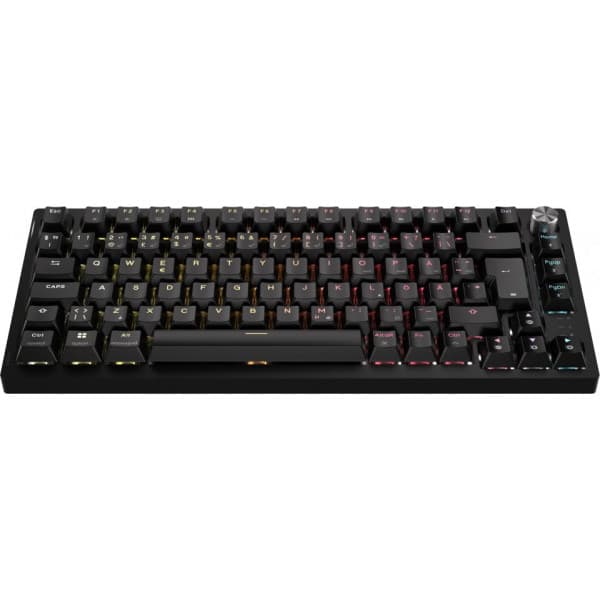 Corsair K65 PLUS WIRELESS-spel-tangentbord, MLX Red Tactile-brytare, svart