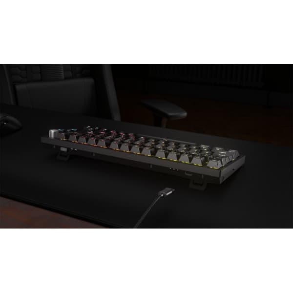 Corsair K65 PLUS WIRELESS-spel-tangentbord, MLX Red Tactile-brytare, svart