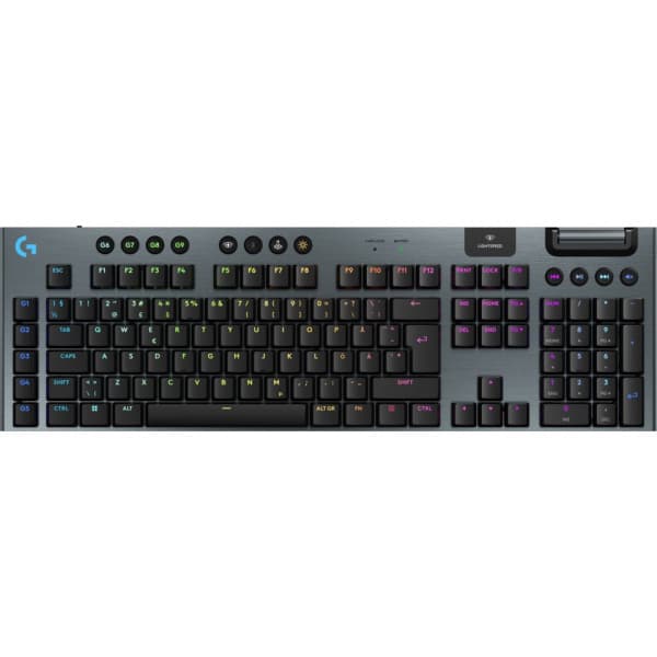 Logitech G915 X LIGHTSPEED -lavprofil gaming tastatur, Tactile switches, sort Sort