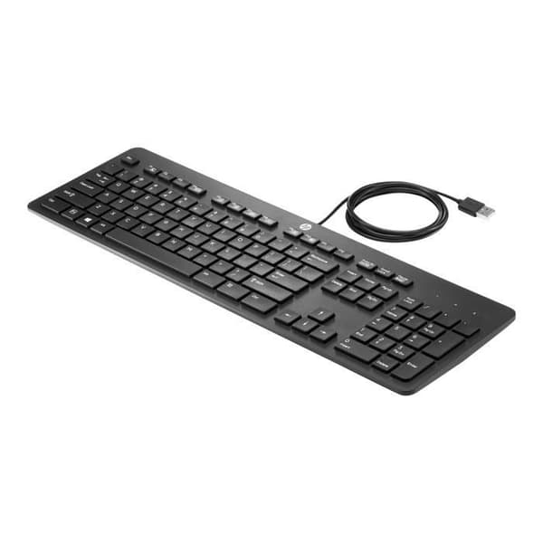 HP Business Slim engelska QWERTY USB-tangentbord för HP 260 G2, 280 G2; Elite Slice, Slice för mötesrum; RP9 G1 Retail System
