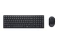 Miniatyrbild 3 av 5: Dell Pro Compact Silent Keyboard and Mouse - KM555 - Sats med tangentbord och mus - trådlös - 2.4 GHz, Bluetooth 5.1 - QWERTY - isländsk - svart - me