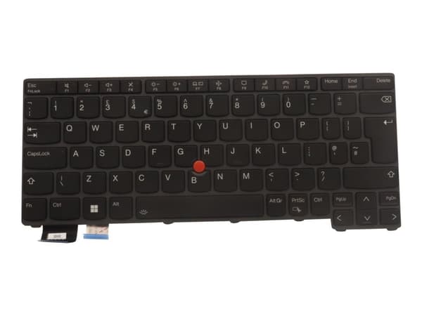 Primax - Kannettavat udskiftningstastatur - med Trackpoint - bagbelyst - QWERTY - UK - sort - FRU - for ThinkPad L13 Gen 3; L13 Yoga Gen 3; X13 Gen 3