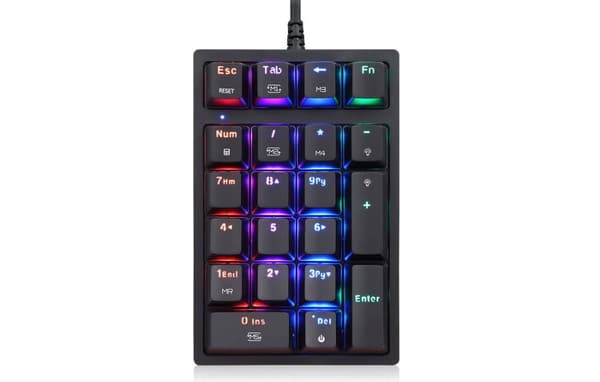 Mekanisk numerisk knappsats Motospeed K24