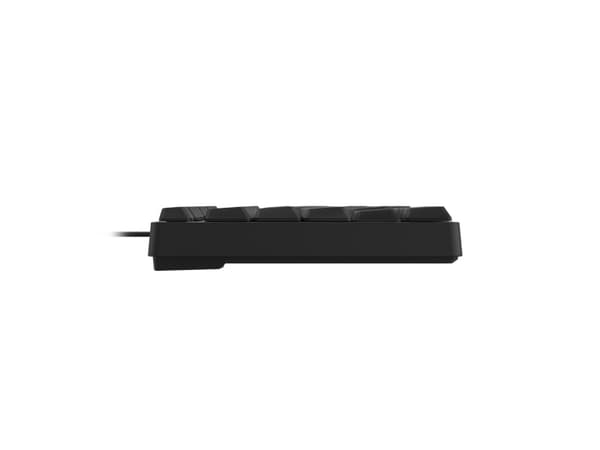 Savio KB-01, Fuld størrelse (100 %), Ledningsført, USB, Membran, QWERTY, Sort