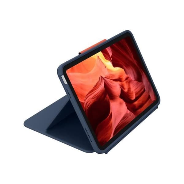 Tangentbord och fodral - Logitech - Rugged Combo 4 - Apple Smart connector - Trådlös - Klassisk blå