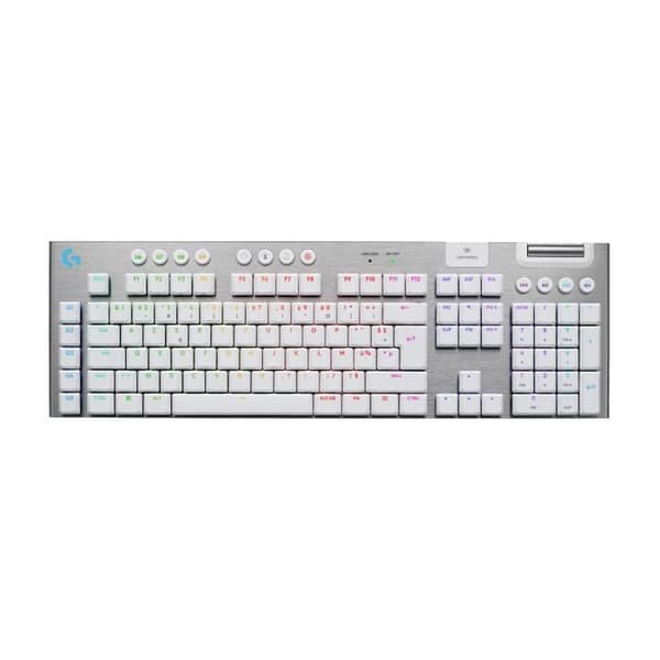 Speltangentbord - trådlöst - Logitech G - G915 X - Touch switch - AZERTY - Vit