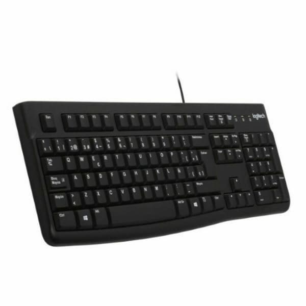 Tastatur Logitech 920-002518 Svart Spansk Qwerty QWERTY Sort